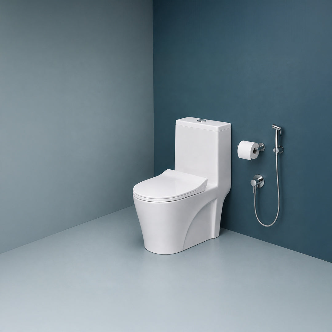 One Piece Ceramic Toilet Commode (BELLINO)