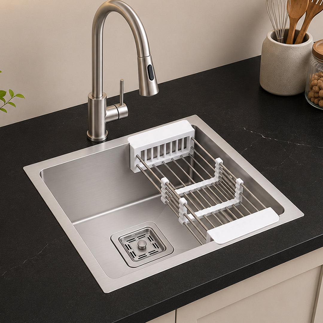 18x16x10 Inch Heavy Grade Handmade Single Bowl Kitchen Sink