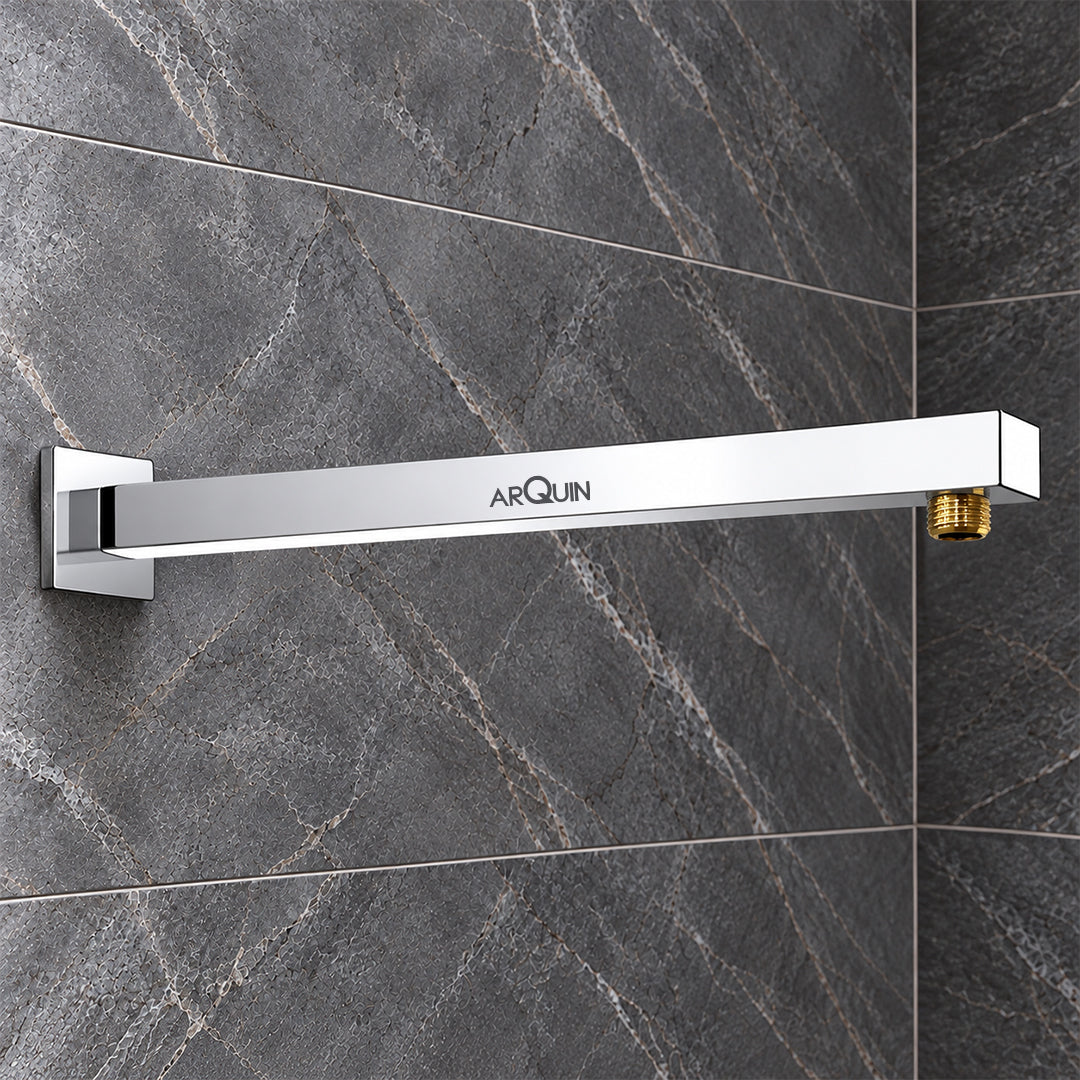 Shower Arm for Overhead Shower 304 Stainless Steel 18 Inch Shower Pipe 90 Degree