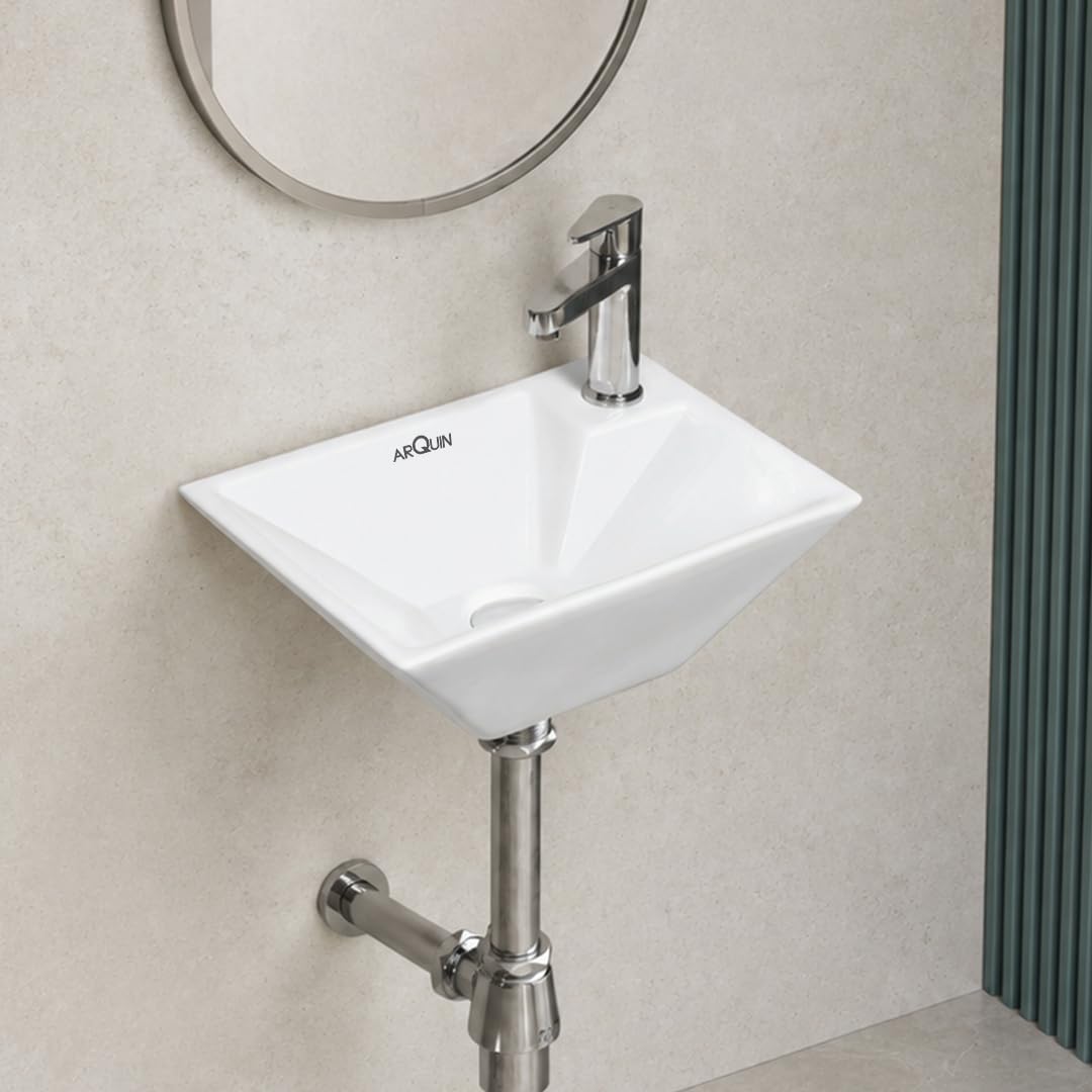 Platinum Ceramic Wall Hung Washbasin CANDY