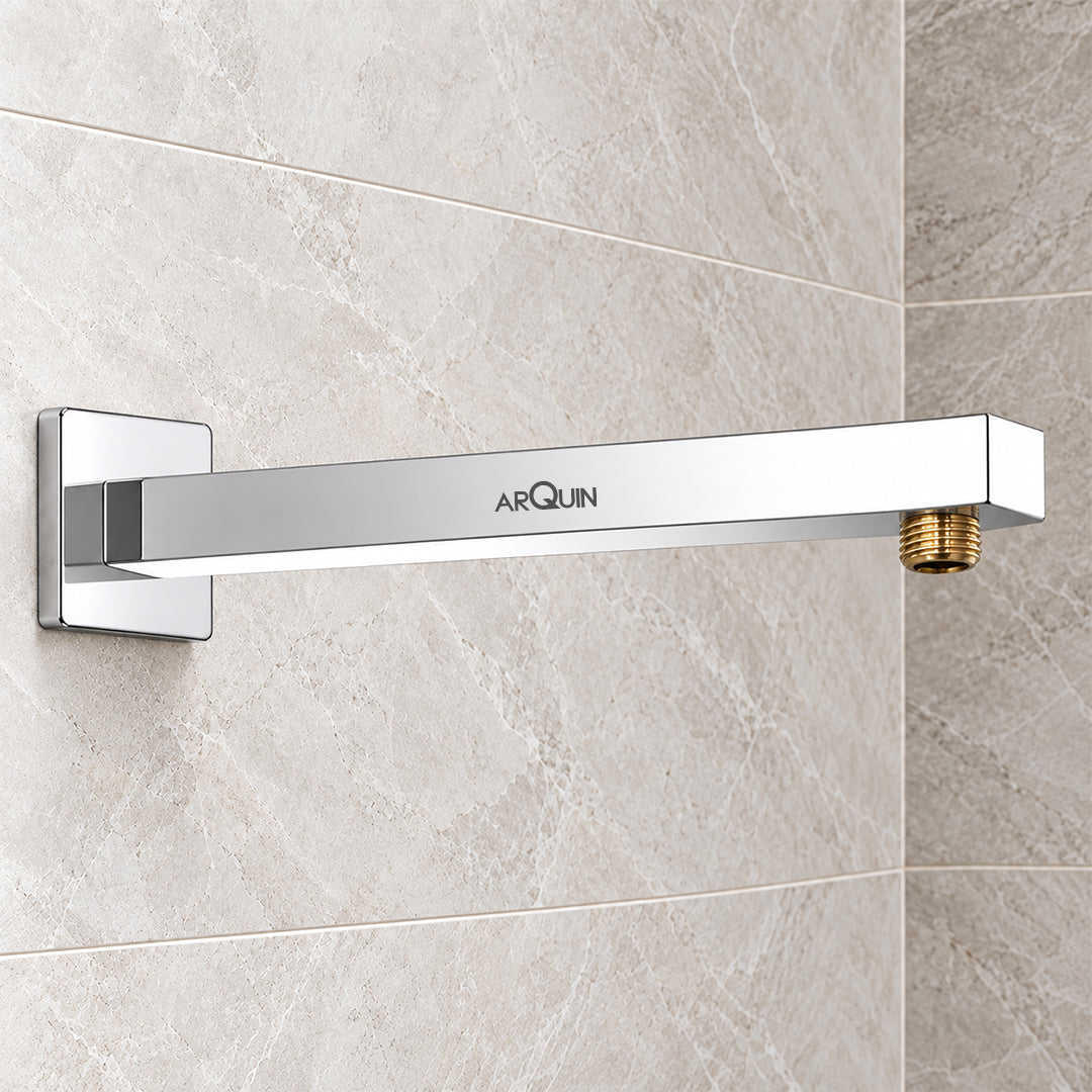 Shower Arm for Overhead Shower 304 Stainless Steel 12 Inch Shower Pipe 90 Degree