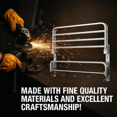 ARQUIN Bathroom Foldable Shelves (Chrome Finish-24 Inch)