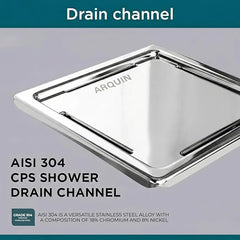 Square Floor Drainer 304 SS Grade with Cockroach Trap (5X5 Inch)