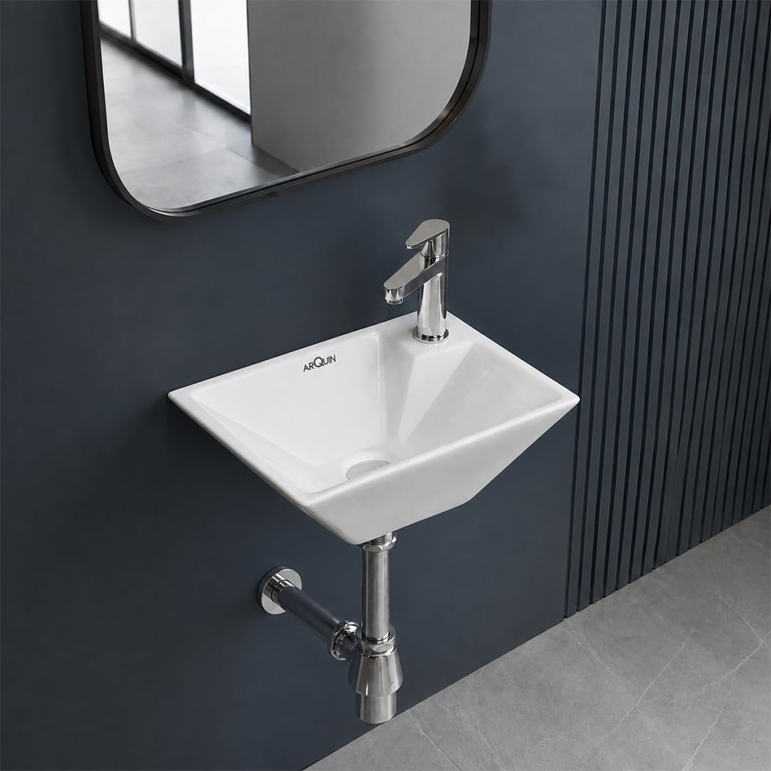 Platinum Ceramic Wall Hung Washbasin CANDY