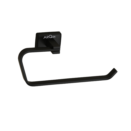 Stainless Steel Black Matt Napkin Ring/ Holder for Bathroom (21.5X5.2X9.8 CM)
