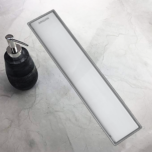 Tile Insert Shower Water Drain Channel 304 SS Grade with Cockroach Trap (18X4 Inch)