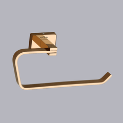 Stainless Steel Rose Gold Napkin Ring for Bathroom (21.5X5.2X9.8 CM)