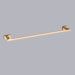 Stainless Steel Rose Gold Towel Rod/Stand for Bathroom (61X7.2X3.6 CM)