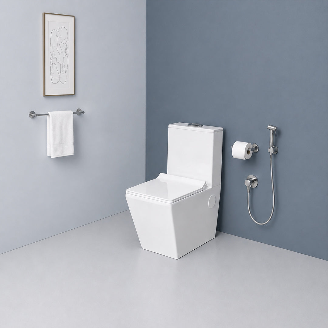 One Piece Ceramic Toilet Commode (VOLVO)