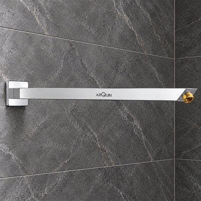 Shower Arm for Overhead Shower 304 Stainless Steel 18 Inch Shower Pipe 45 Degree