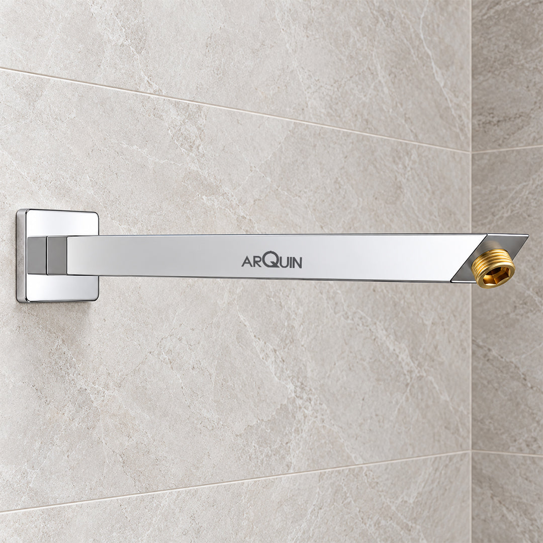 Shower Arm for Overhead Shower 304 Stainless Steel 12 Inch Shower Pipe 45 Degree