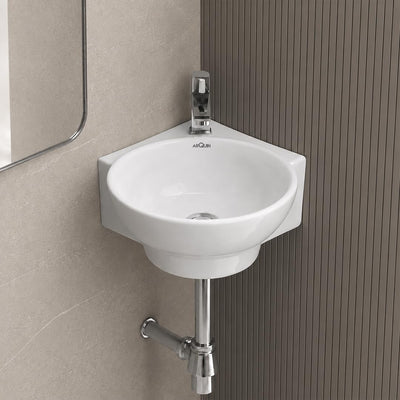 Platinum Ceramic Wall Hung Washbasin LILY