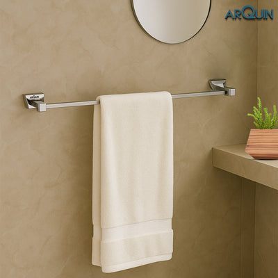 Heavy Grade Stainless Steel Towel Rod Hanger | Towel Holder for Bathroom