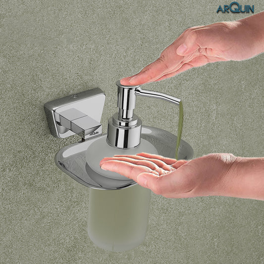 ARQUIN Heavy Grade Stainless Steel Liquid Soap Dispenser for Bathroom