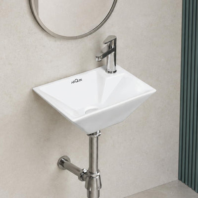 Platinum Ceramic Wall Hung Washbasin CANDY