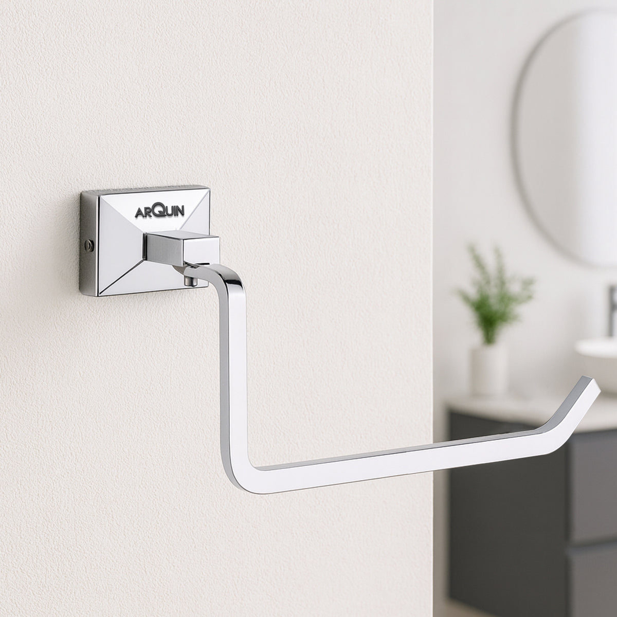 ARQUIN Heavy Grade Stainless Steel Towel Ring & Napkin Holder for Bathroom