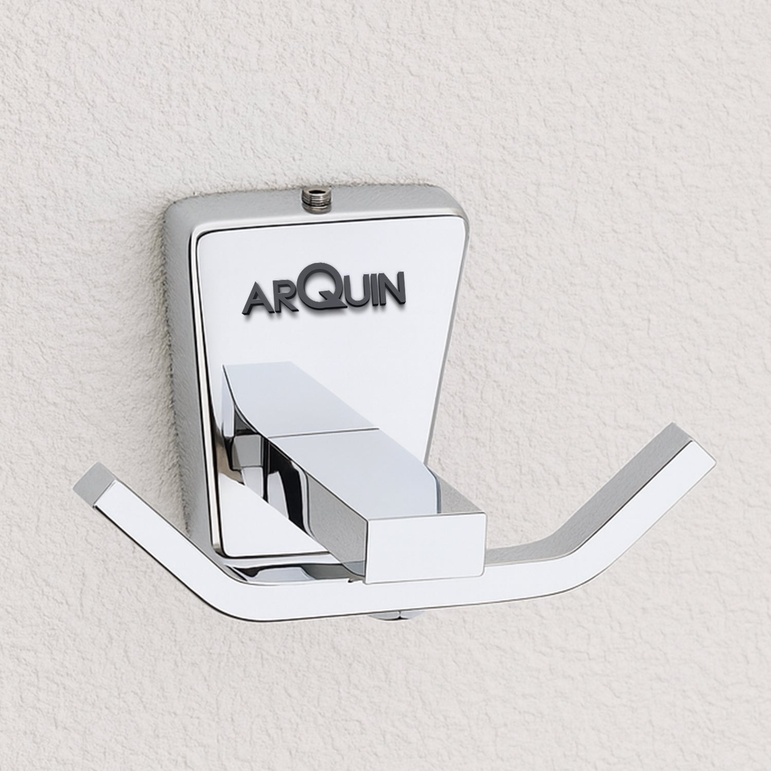 Heavy Grade Stainless Steel Double Robe Hook for Towel & Clothes