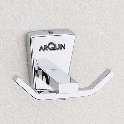 Heavy Grade Stainless Steel Double Robe Hook for Towel & Clothes