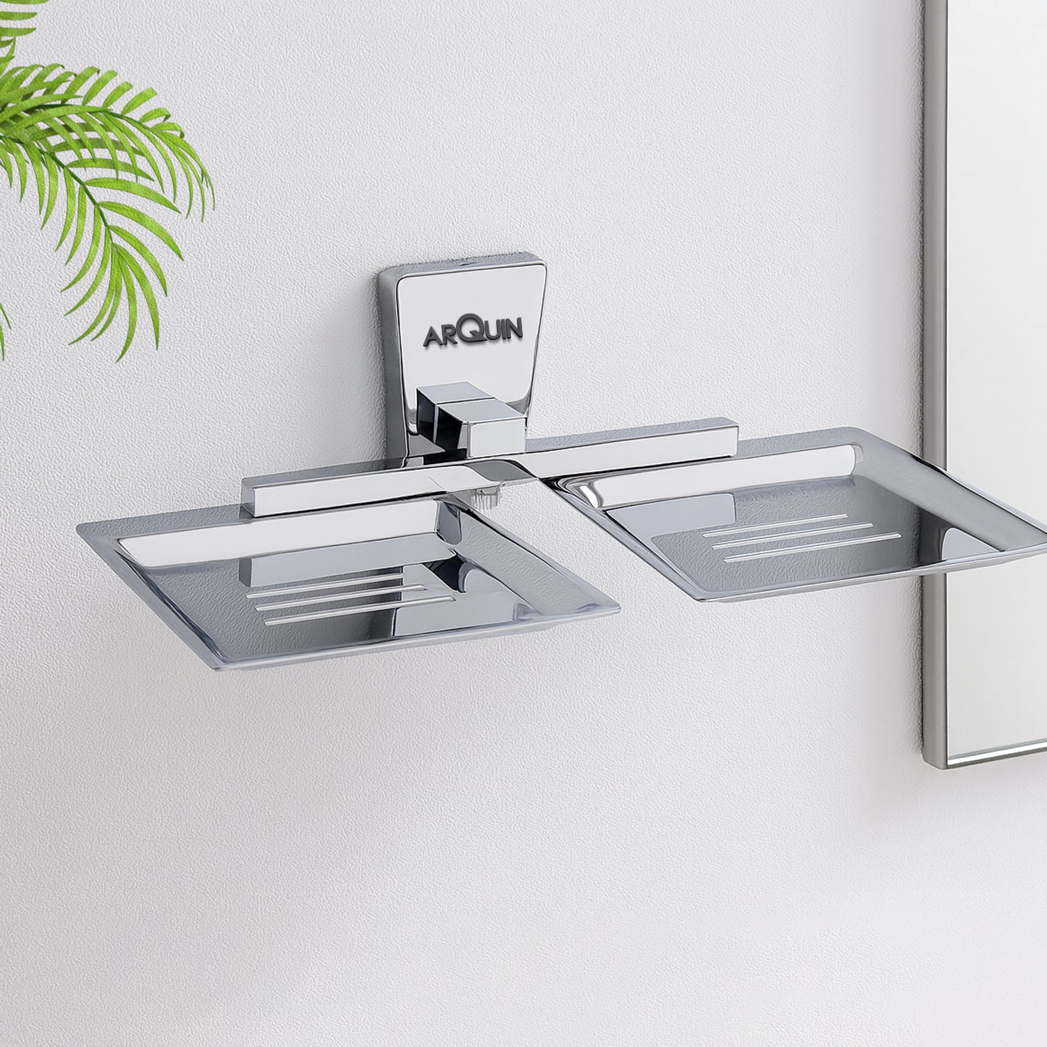 Heavy Grade Twin Soap Dish Holder for Bathroom