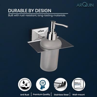 Heavy Grade Stainless Steel Liquid Soap Dispenser for Bathroom