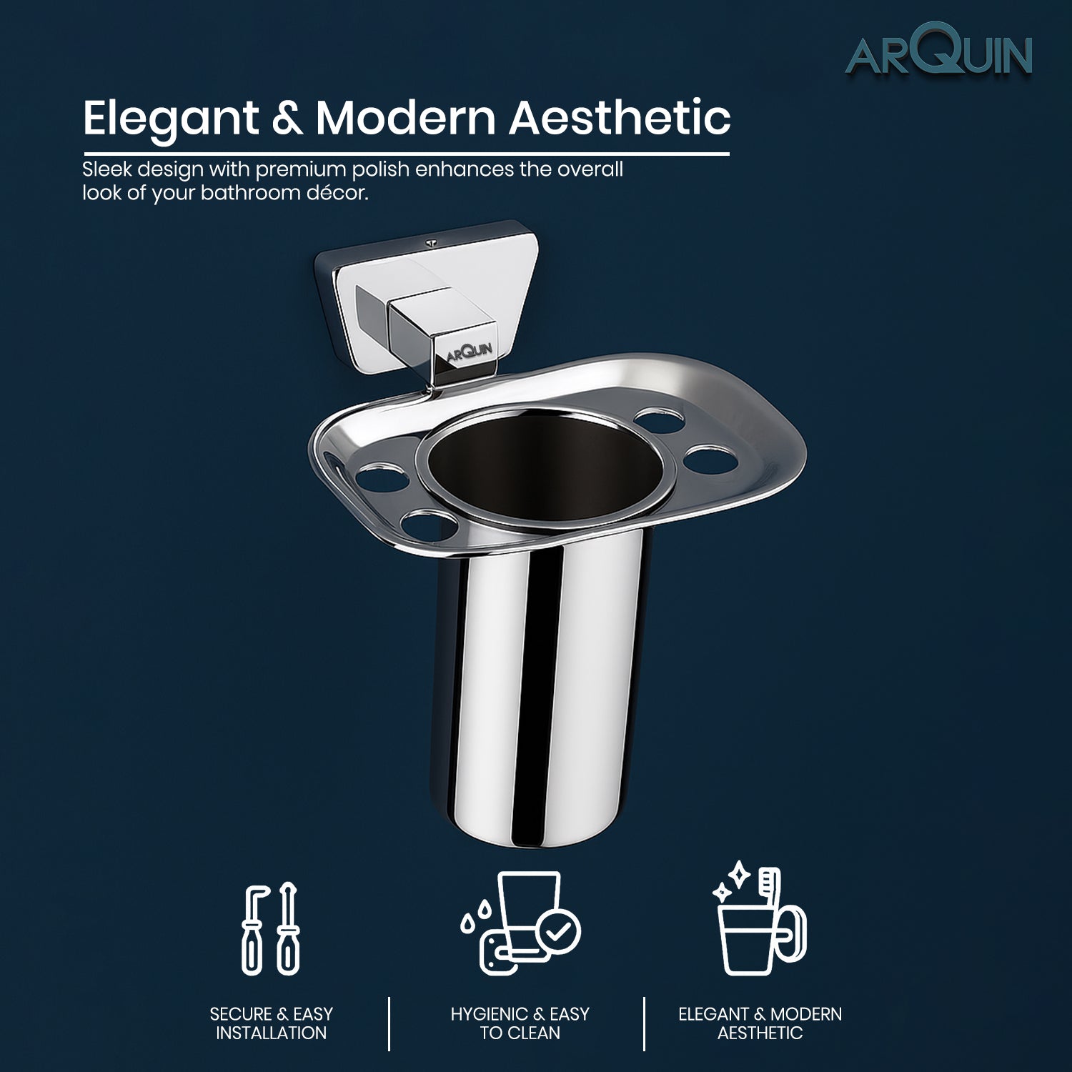 Heavy Grade Tumbler Holder for Bathroom
