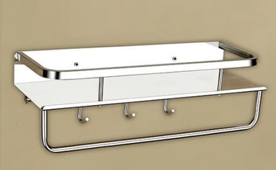 Bathroom Shelf Multipurpose Wall Mounted Shelf (5x15 Inch) Stainless Steel