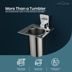 ARQUIN Heavy Grade Tumbler Holder for Bathroom