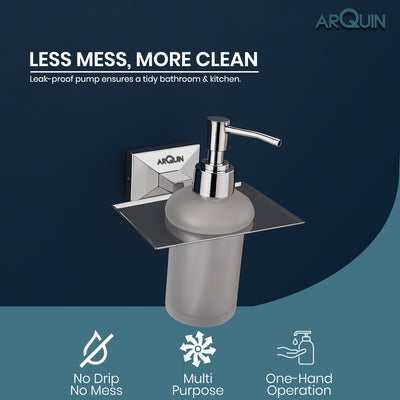Heavy Grade Stainless Steel Liquid Soap Dispenser for Bathroom