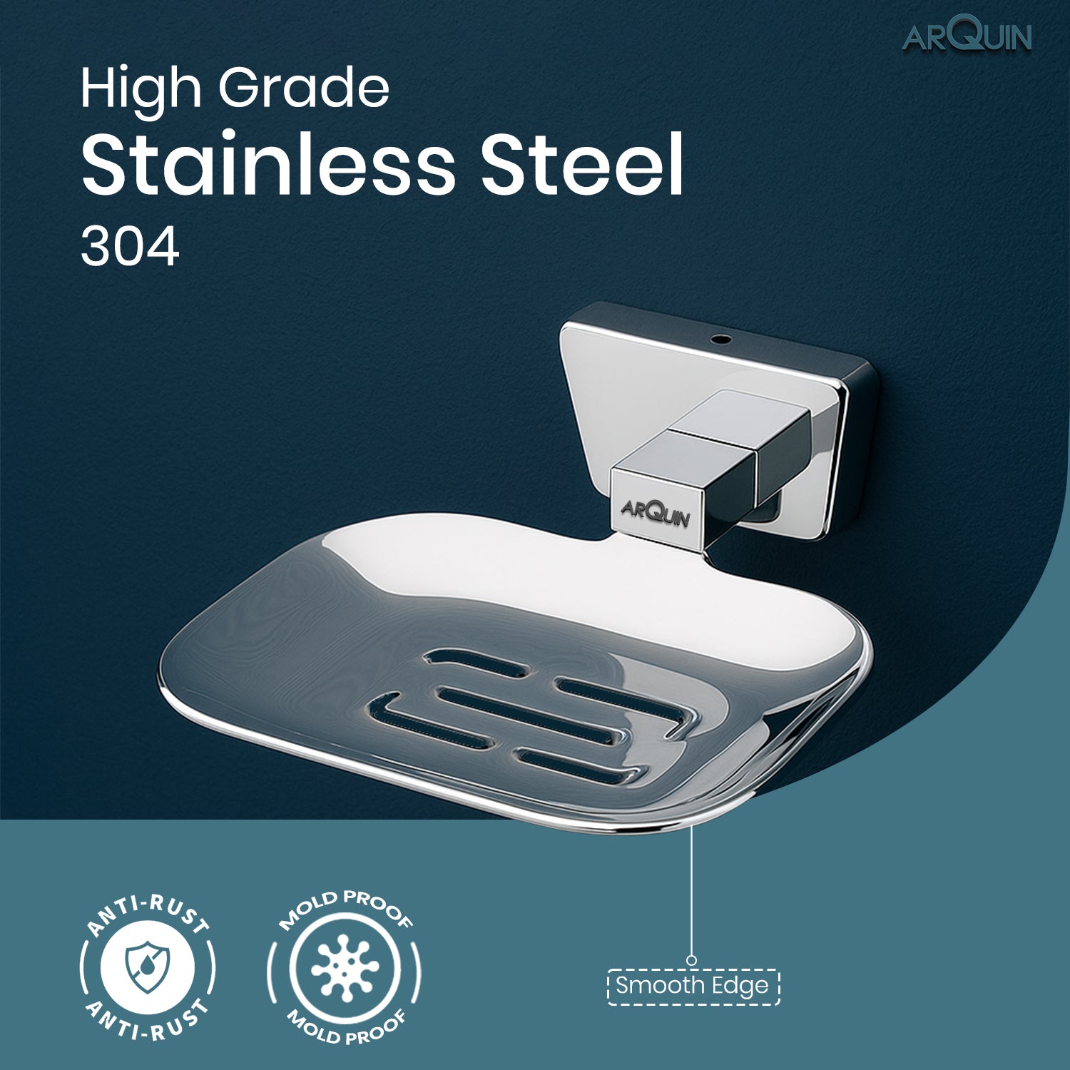 Heavy Grade Stainless Steel Soap Dish Holder