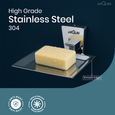 Heavy Grade Stainless Steel Soap Dish Holder