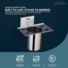 ARQUIN Heavy Grade Tumbler Holder for Bathroom
