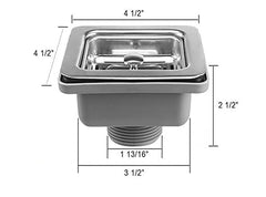 Handmade 304 Grade Stainless Steel Kitchen Sink (30"x20"x10")