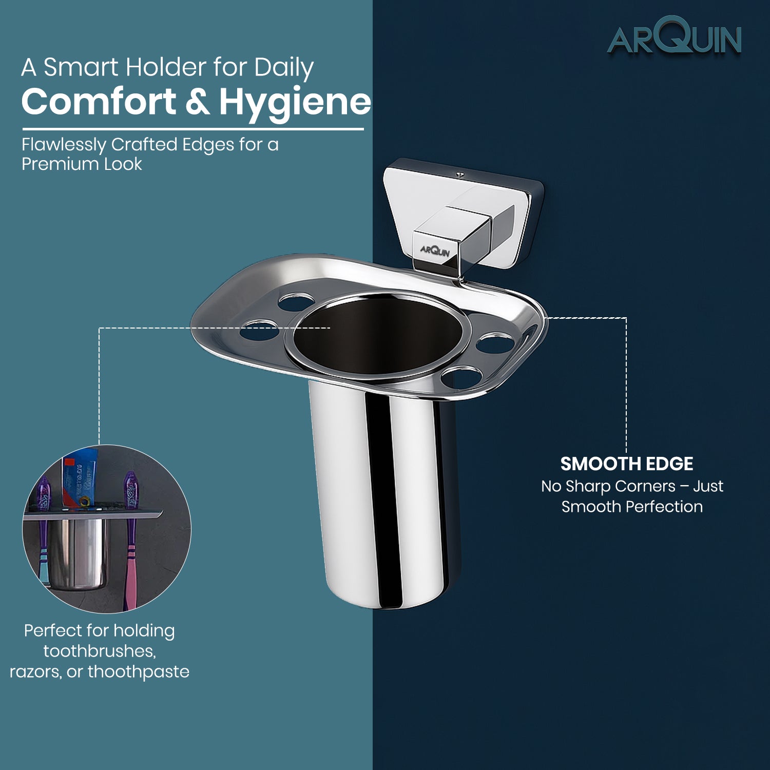 Heavy Grade Tumbler Holder for Bathroom