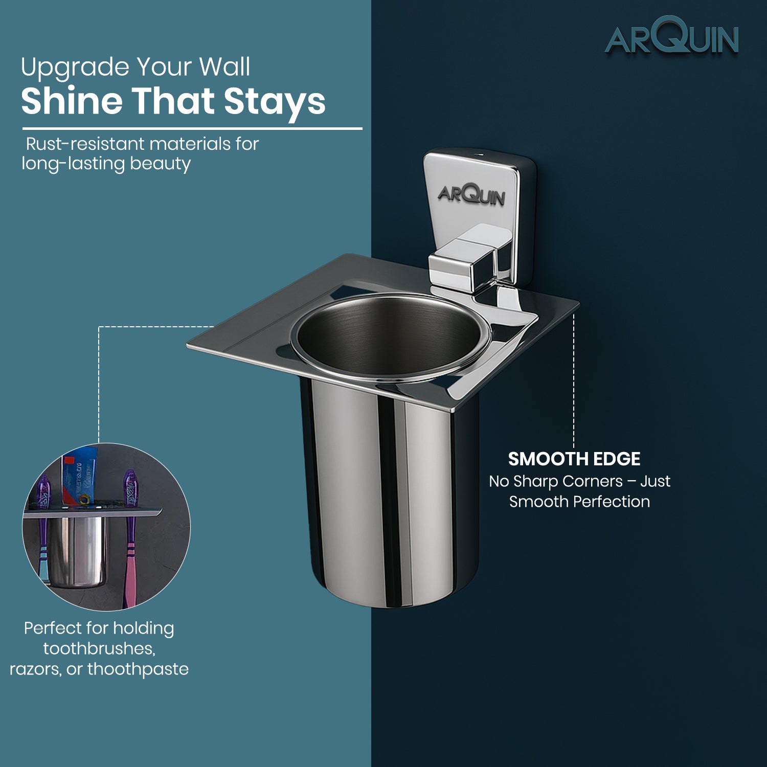 Heavy Grade Tumbler Holder for Bathroom