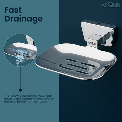 Heavy Grade Stainless Steel Soap Dish Holder