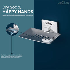 ARQUIN Heavy Grade Stainless Steel Soap Dish Holder
