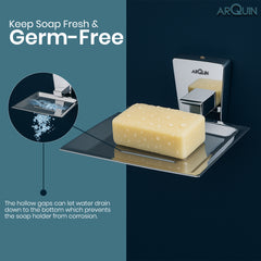 ARQUIN Heavy Grade Stainless Steel Soap Dish Holder