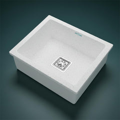 Quartz Kitchen Sink Single Bowl 21x18x9 Inch Kitchen Sink |Rosa