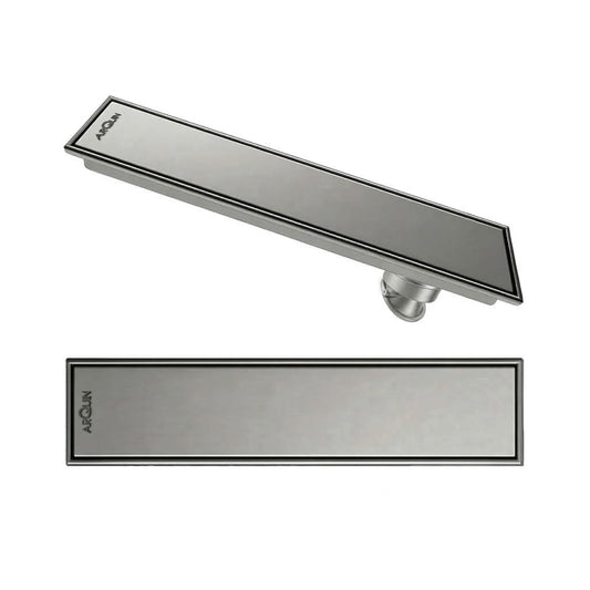 Tile Insert Shower Water Drain Channel 304 SS Grade with Cockroach Trap (18X4 Inch)