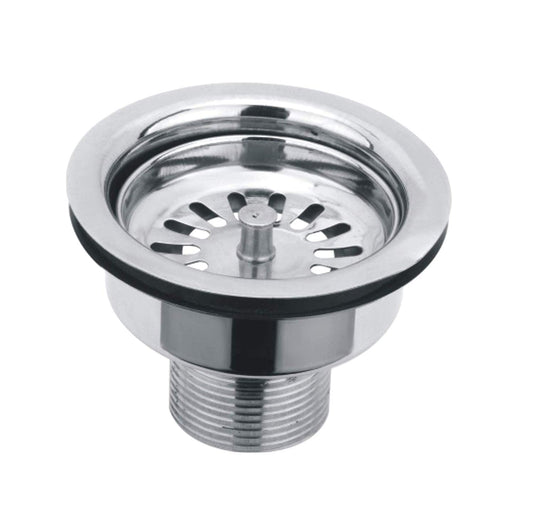 Single Bowl Kitchen Sink (24 x 18 x 9 Inches) | 304 Grade Stainless Steel Sink