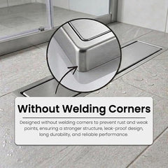 Square Floor Drainer 304 SS Grade with Cockroach Trap (5X5 Inch)
