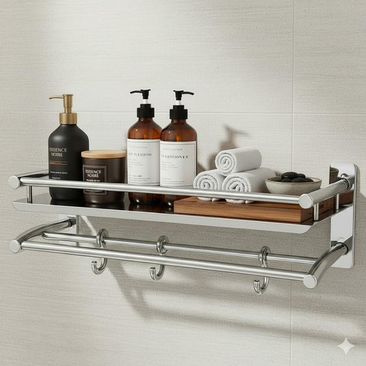 ARQUIN Multipurpose Double Layer 2-Tier Shelves | Stainless Steel