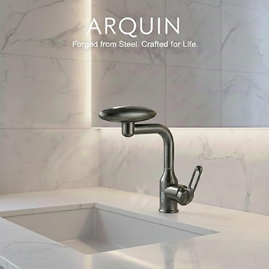 ARQUIN Waterfall Pull Down Kitchen Sink Faucet |Water Saving Aerated Flow | Sink Faucets (4 Mode Faucet)