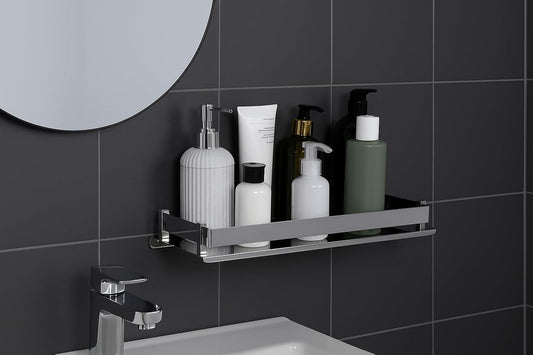 Bathroom Shelf and Rack Wall Mount (5x15 Inch) Stainless Steel