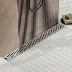 Shower Drain Channel SS 304 Grade with Cockroach Trap (30x4 Inch)