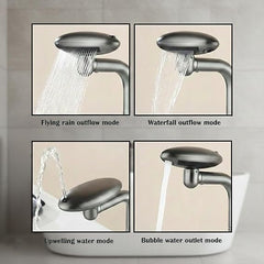 Waterfall Pull Down Kitchen Sink Faucet |Water Saving Aerated Flow | Sink Faucets (4 Mode Faucet)