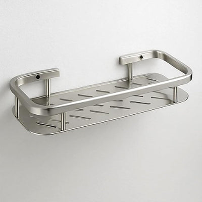 Bathroom Shelf for Wall (5x12 Inch) Stainless Steel Single Matrix