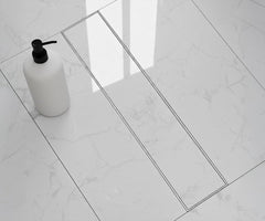 Tile Insert Shower Drainer Channel 30x4 Inch | Bathroom Drainer (1mm Thickness)