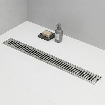 Shower Drain Channel SS 304 Grade with Cockroach Trap (30x4 Inch)