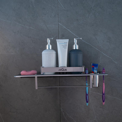 4 in 1 Shelf Bathroom Shelf Stainless Steel